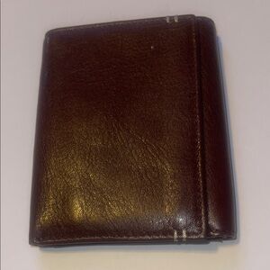 Lodis Men's Leather Card & Key Holder - Dark Brown